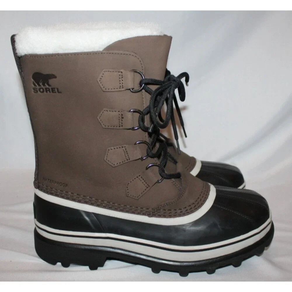 Sorel CARIBOU Men's Waterproof Winter Lined Snow Boot Bruno NWOB SZ 9‎ D